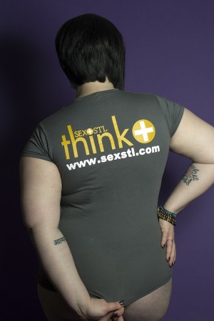SEX+STL Shirt Ad Back